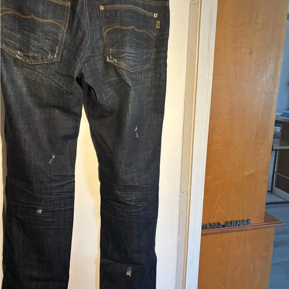 Dolce & Gabbana Men's Relaxed Fit Distressed Jeans - Dark Blue